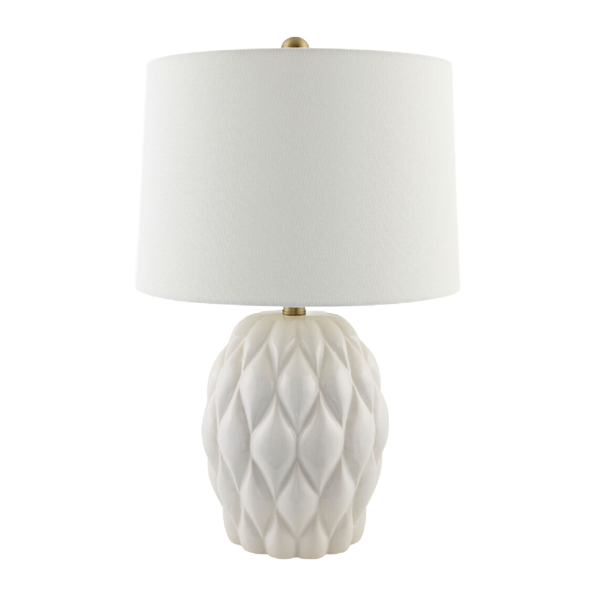   Modern European furniture - Reliefed Ceramic Accent Table Lamp - www.oroa.com | Oroa.com