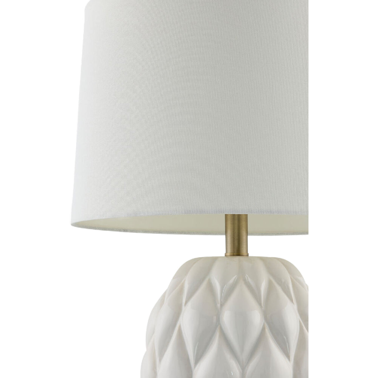   Modern European furniture - Reliefed Ceramic Accent Table Lamp - www.oroa.com | Oroa.com