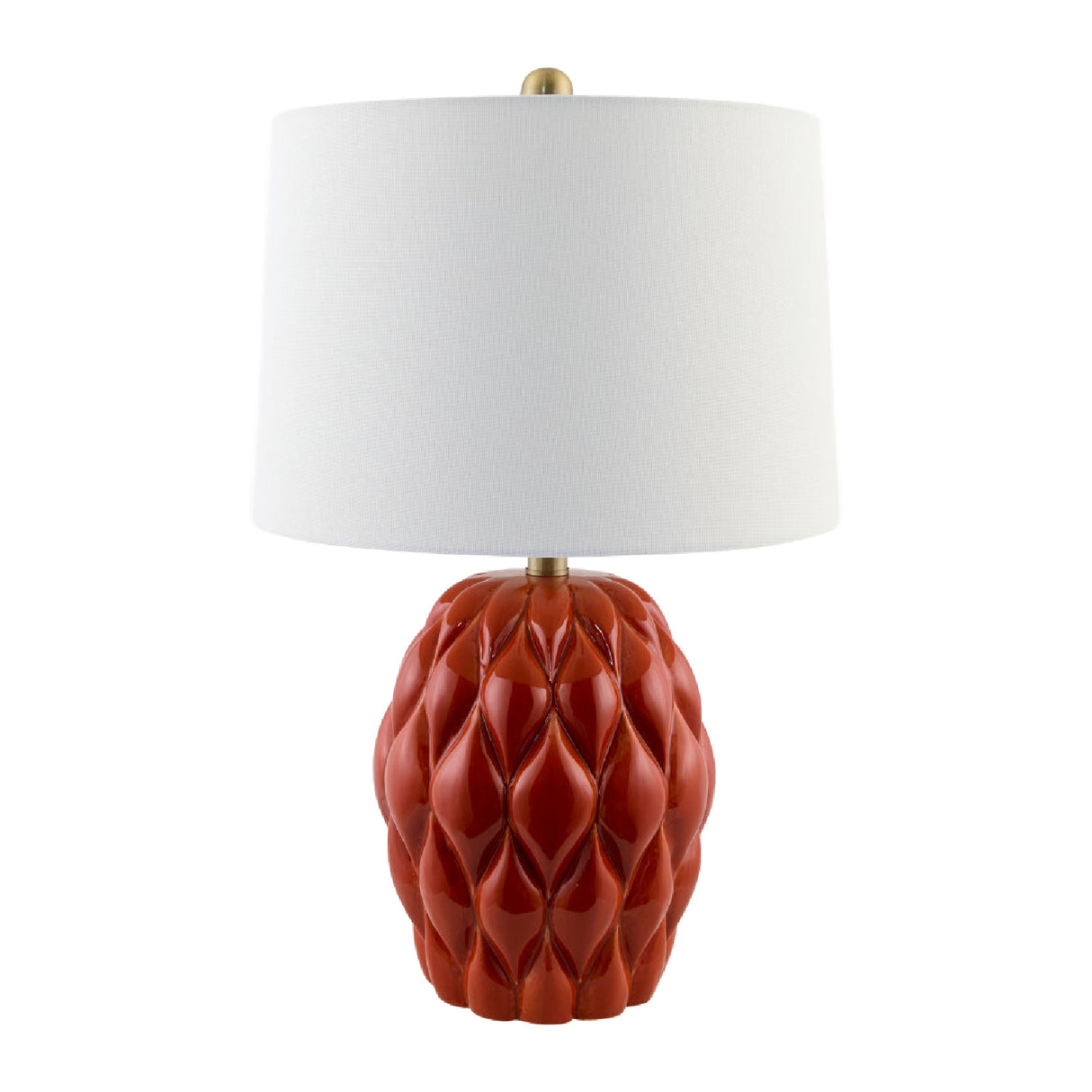   Modern European furniture - Reliefed Ceramic Accent Table Lamp - www.oroa.com | Oroa.com