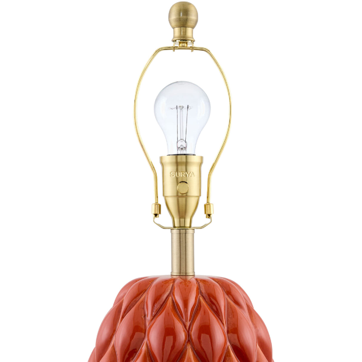   Modern European furniture - Reliefed Ceramic Accent Table Lamp - www.oroa.com | Oroa.com