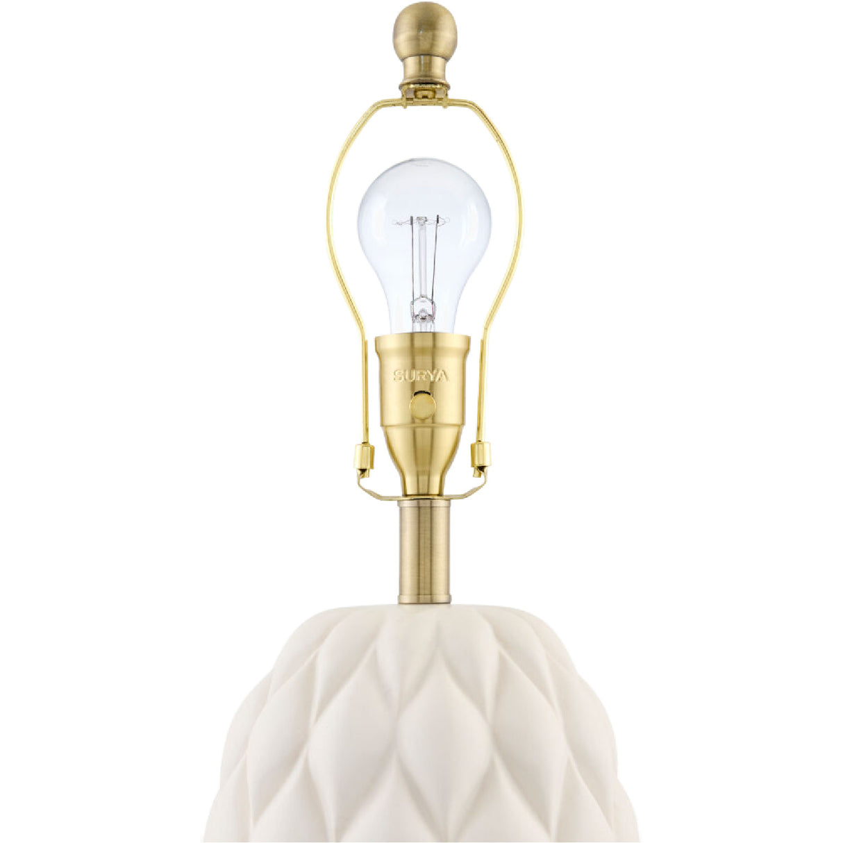   Modern European furniture - Reliefed Ceramic Accent Table Lamp - www.oroa.com | Oroa.com