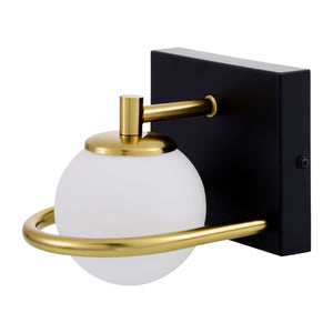   Modern European furniture - Gold Ring Glass Wall Lamp - www.oroa.com | Oroa.com
