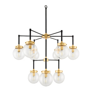  Modern European furniture - 9-Light Clear Glass Chandelier - www.oroa.com | Oroa.com