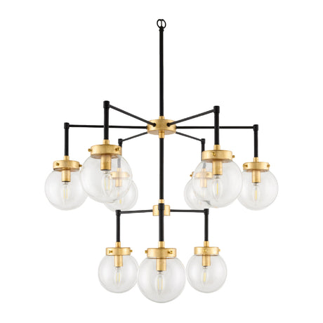   Modern European furniture - 9-Light Clear Glass Chandelier - www.oroa.com | Oroa.com