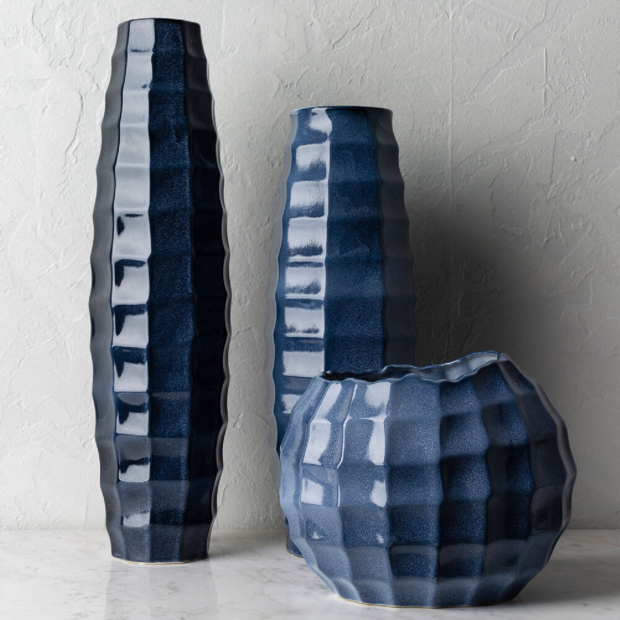   Modern European furniture - Glazed Ceramic Outdoor Vases (3) - www.oroa.com | Oroa.com