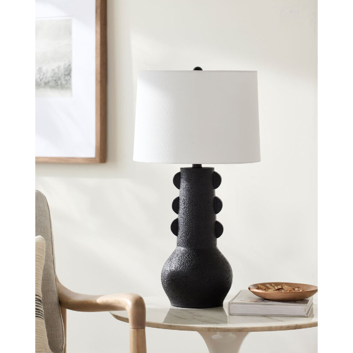   Modern European furniture -  Painted Base Table Lamp - www.oroa.com | Oroa.com