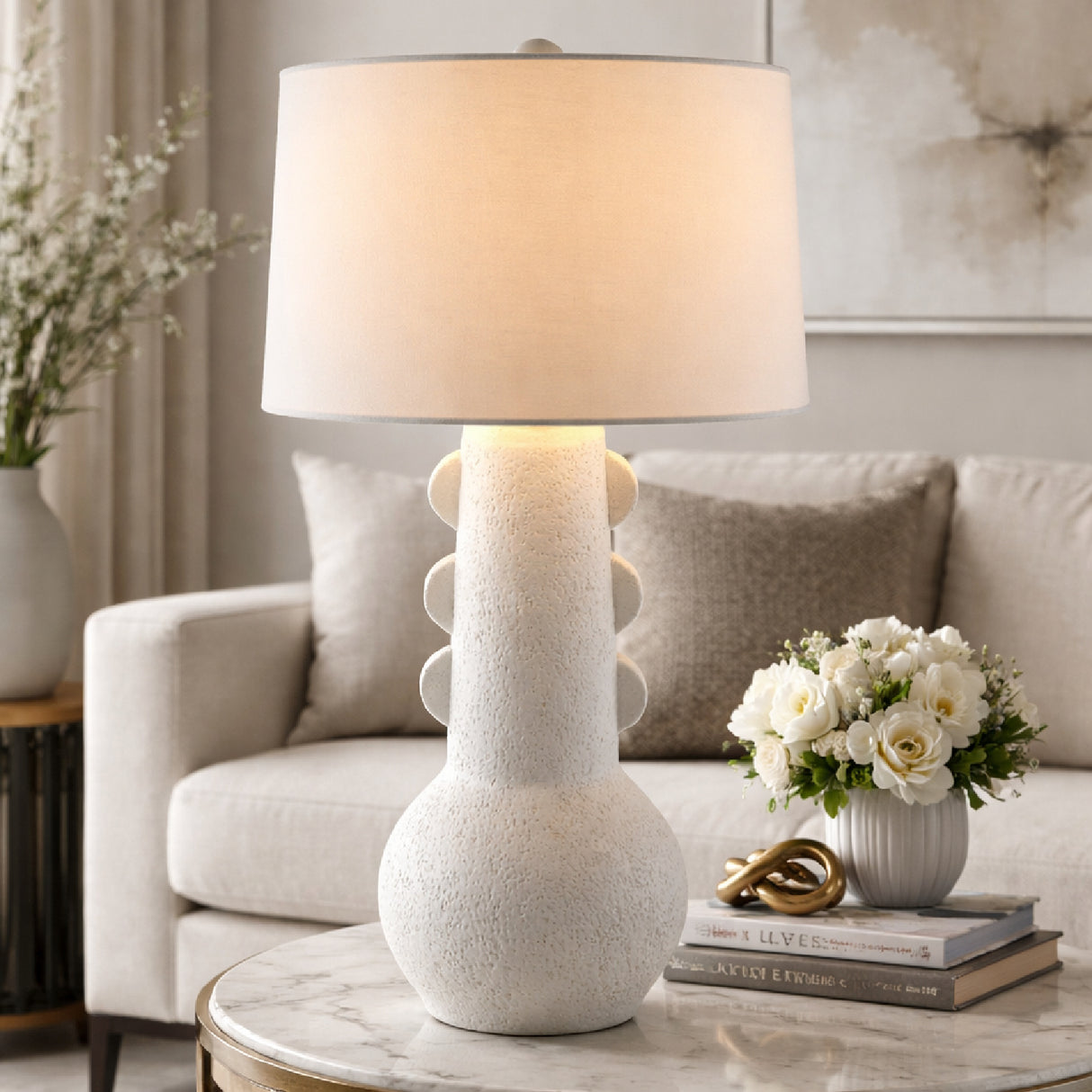   Modern European furniture -  Painted Base Table Lamp - www.oroa.com | Oroa.com