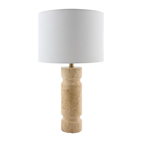   Modern European furniture - White Jute Accent Table Lamp - www.oroa.com | Oroa.com