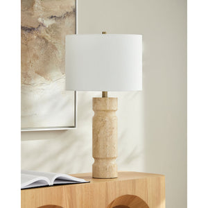   Modern European furniture - White Jute Accent Table Lamp - www.oroa.com | Oroa.com