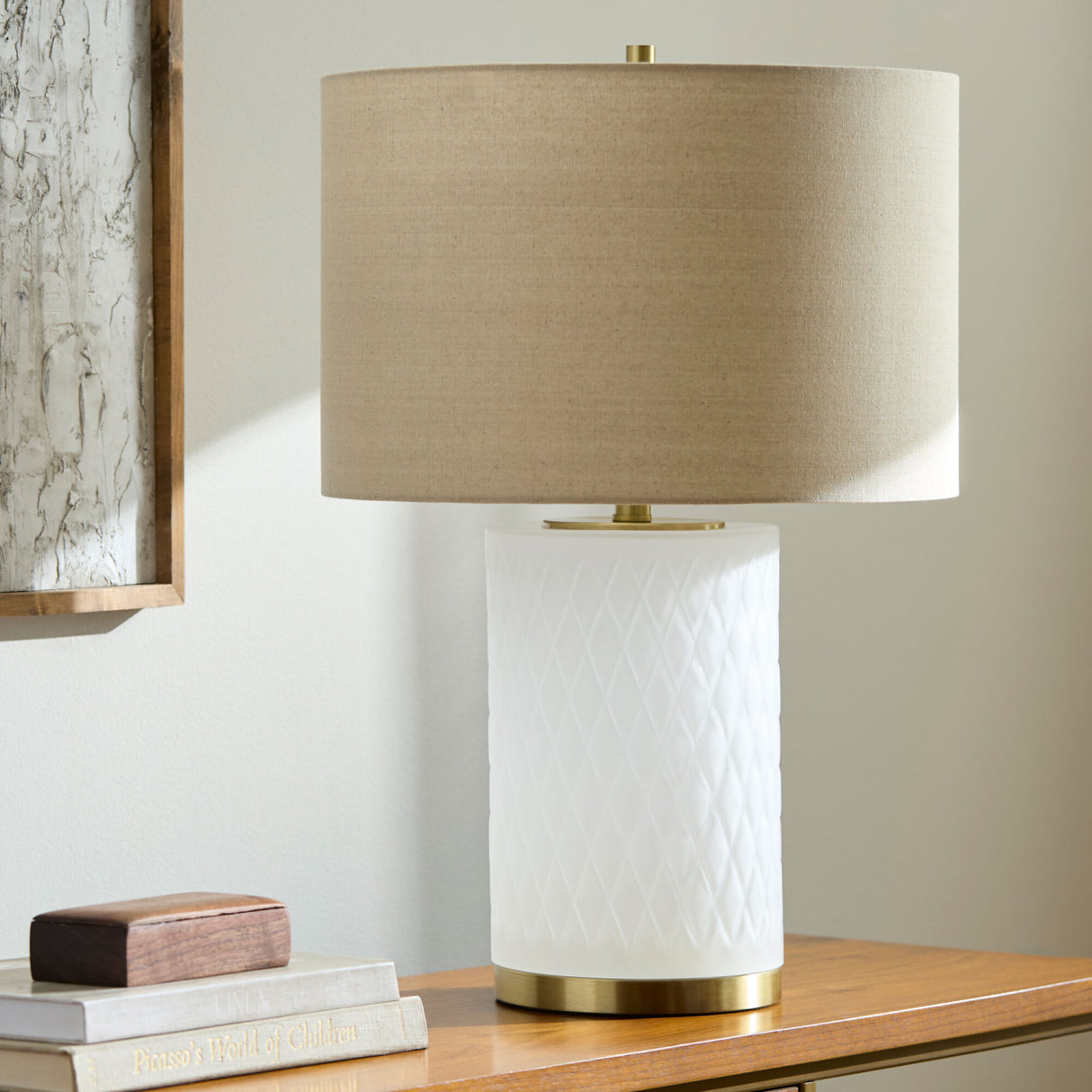   Modern European furniture - Glass Base Accent Table Lamp - www.oroa.com | Oroa.com