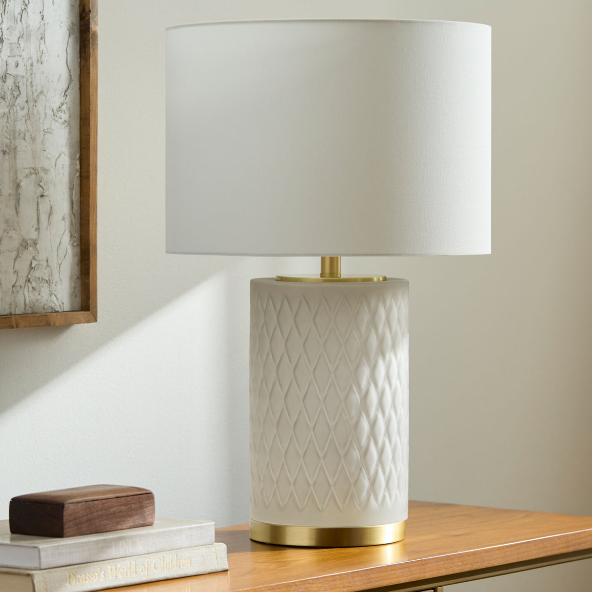   Modern European furniture - Glass Base Accent Table Lamp - www.oroa.com | Oroa.com