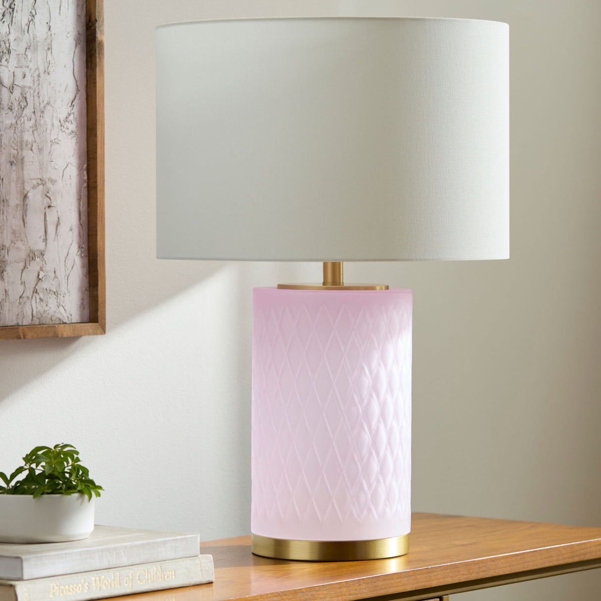   Modern European furniture - Glass Base Accent Table Lamp - www.oroa.com | Oroa.com