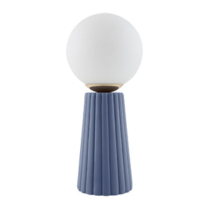   Modern European furniture - Fluted Ceramic Glass Table Lamp - www.oroa.com | Oroa.com