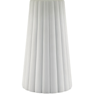   Modern European furniture - Fluted Ceramic Linen Table Lamp - www.oroa.com | Oroa.com