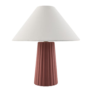   Modern European furniture - Fluted Ceramic Linen Table Lamp - www.oroa.com | Oroa.com