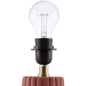   Modern European furniture - Fluted Ceramic Linen Table Lamp - www.oroa.com | Oroa.com