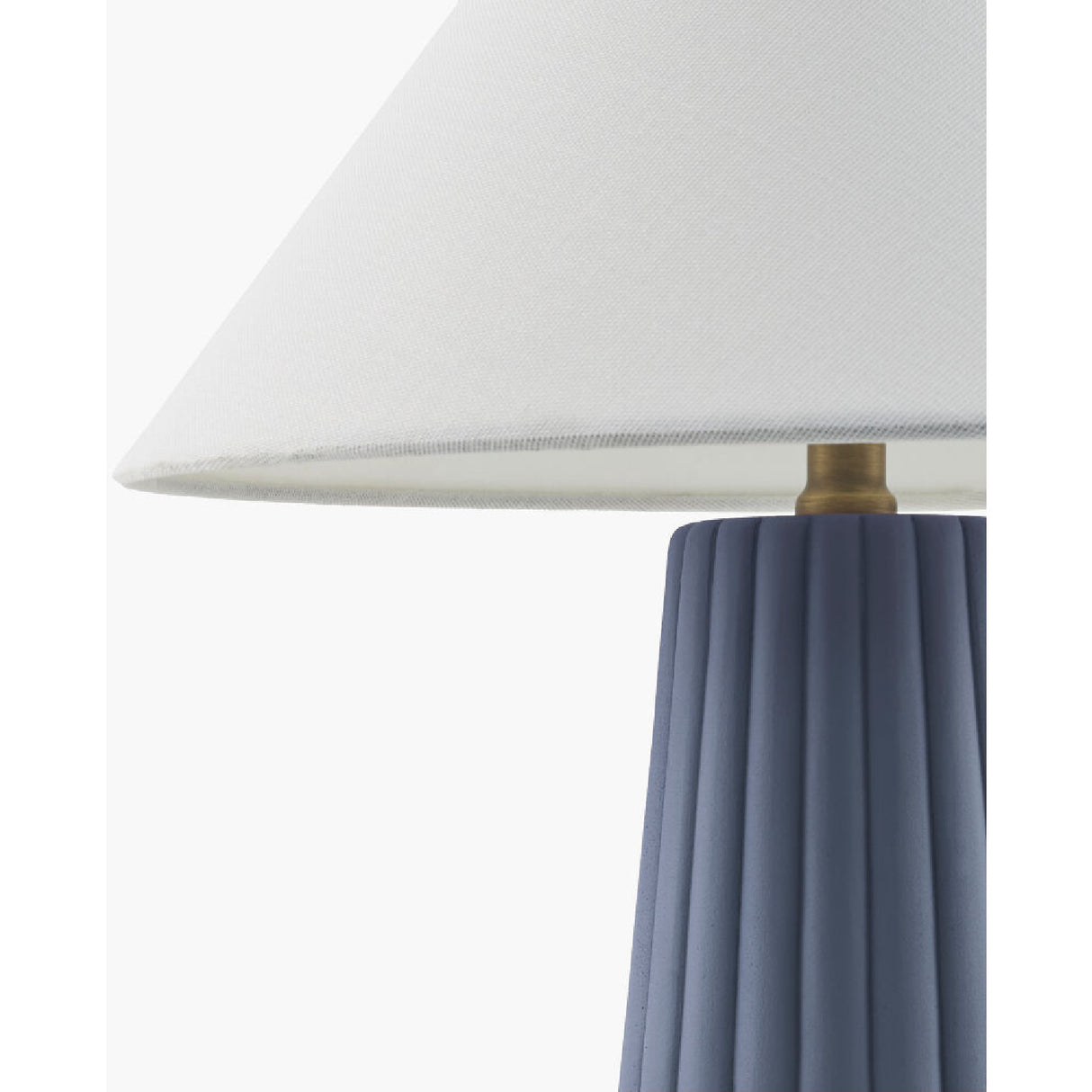   Modern European furniture - Fluted Ceramic Linen Table Lamp - www.oroa.com | Oroa.com