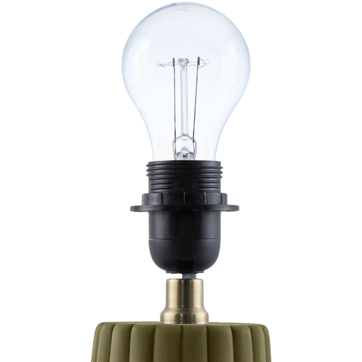   Modern European furniture - Fluted Ceramic Linen Table Lamp - www.oroa.com | Oroa.com