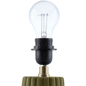   Modern European furniture - Fluted Ceramic Linen Table Lamp - www.oroa.com | Oroa.com