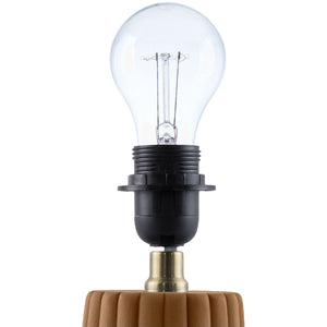   Modern European furniture - Fluted Ceramic Linen Table Lamp - www.oroa.com | Oroa.com