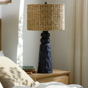   Modern European furniture - Woven Seagrass Accent Table Lamp - www.oroa.com | Oroa.com