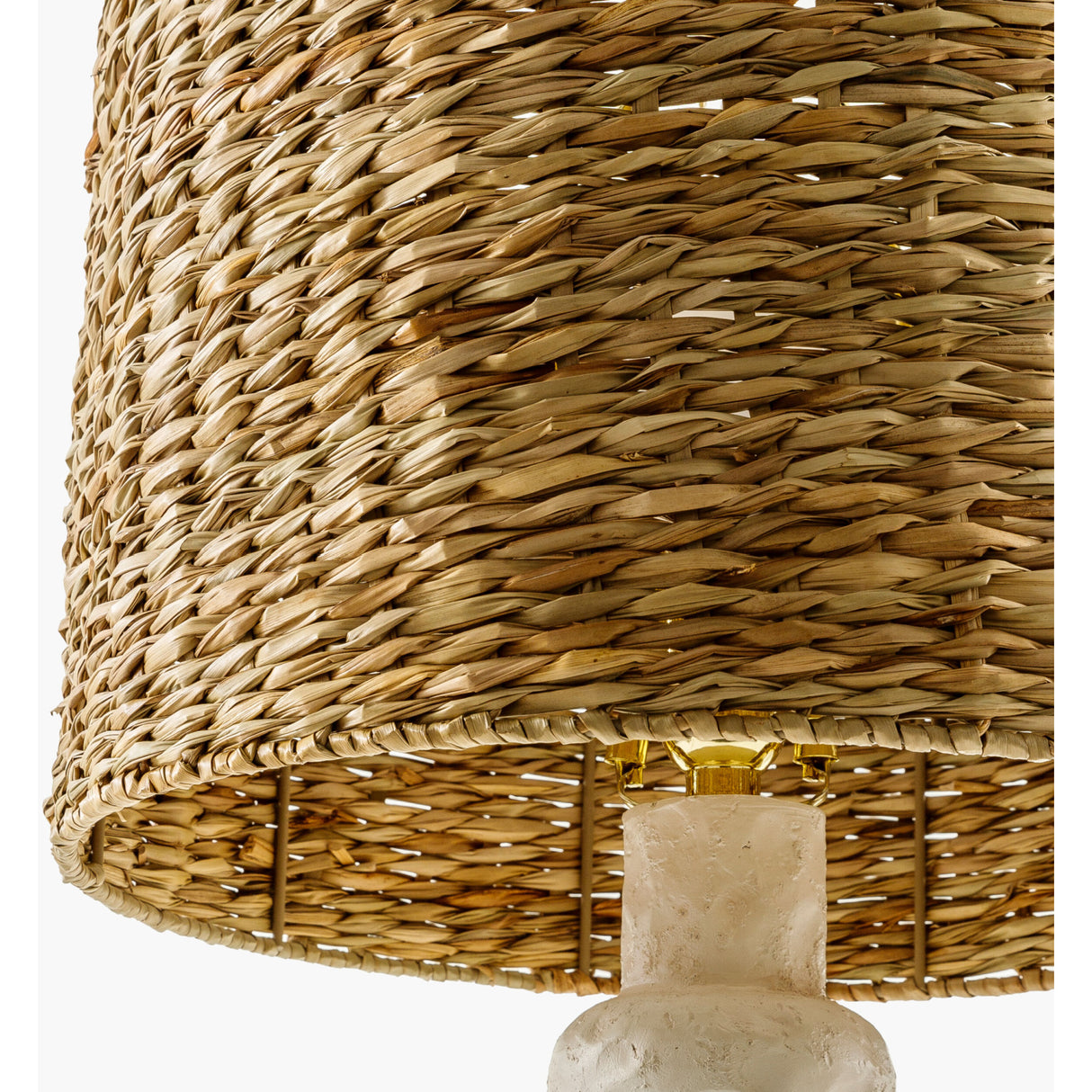   Modern European furniture - Woven Seagrass Accent Table Lamp - www.oroa.com | Oroa.com