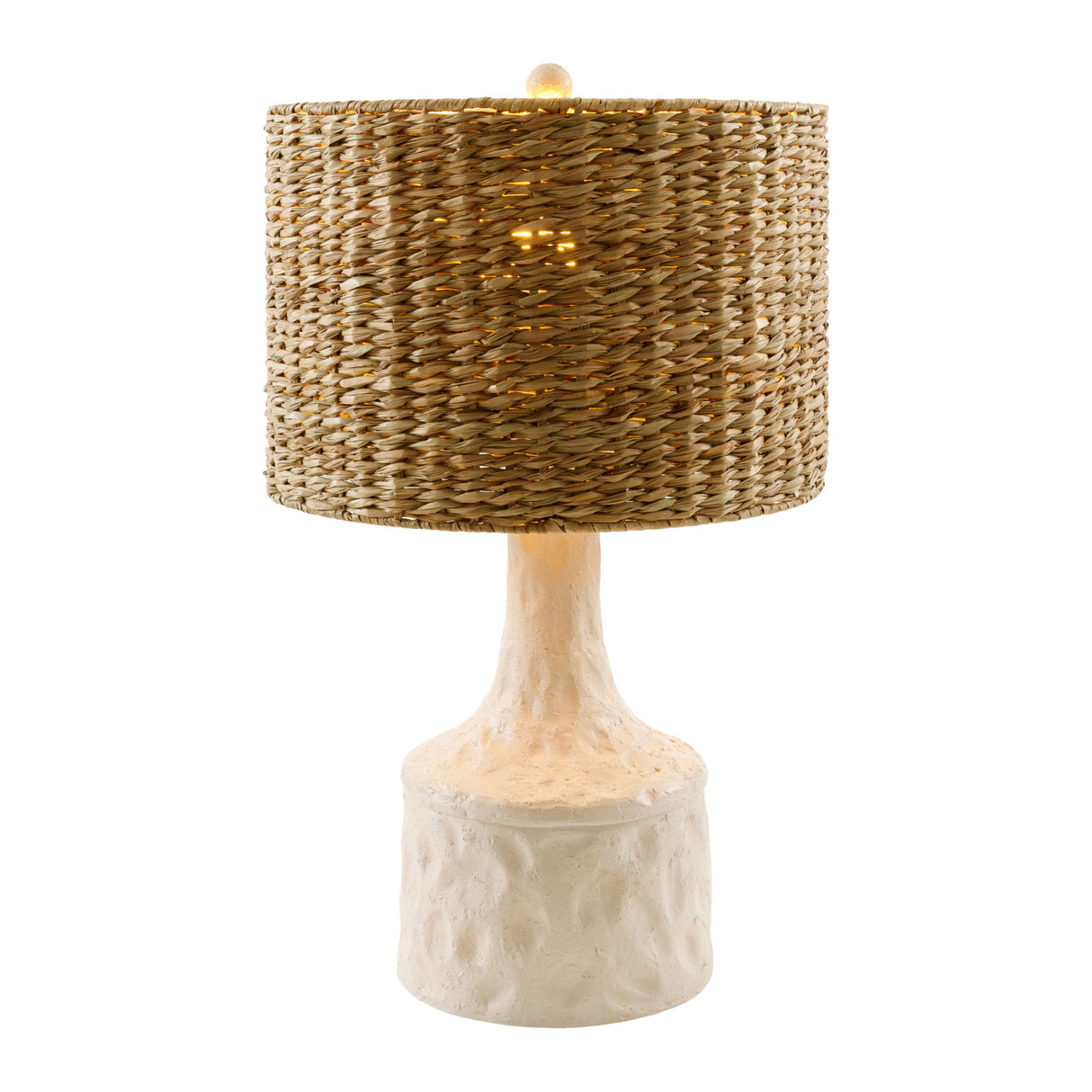   Modern European furniture - Tan Seagrass Accent Table Lamp - www.oroa.com | Oroa.com