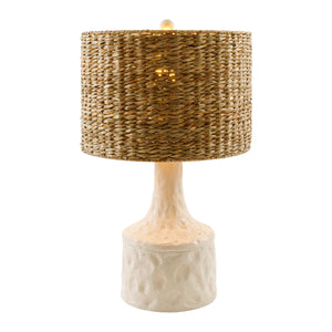   Modern European furniture - Tan Seagrass Accent Table Lamp - www.oroa.com | Oroa.com