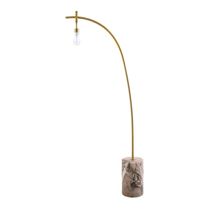   Modern European furniture - Linen Shade Sloped Floor Lamp - www.oroa.com | Oroa.com