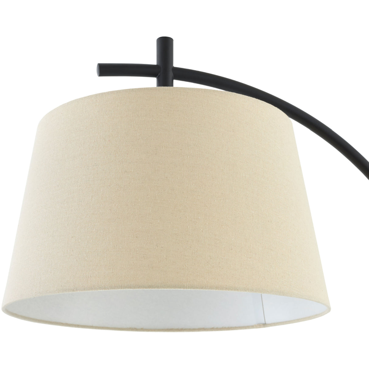   Modern European furniture - Linen Shade Sloped Floor Lamp - www.oroa.com | Oroa.com