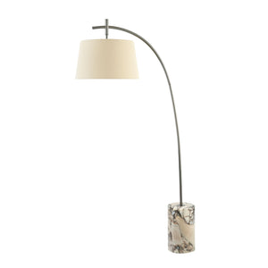   Modern European furniture - Linen Shade Sloped Floor Lamp - www.oroa.com | Oroa.com