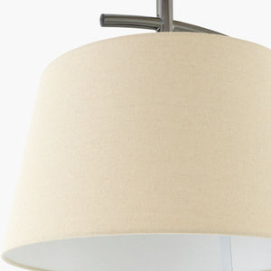   Modern European furniture - Linen Shade Sloped Floor Lamp - www.oroa.com | Oroa.com
