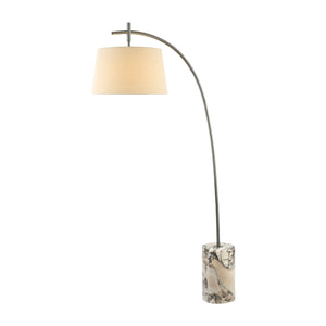   Modern European furniture - Linen Shade Sloped Floor Lamp - www.oroa.com | Oroa.com