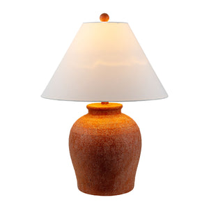   Modern European furniture - Red Ceramic Accent Table Lamp - www.oroa.com | Oroa.com