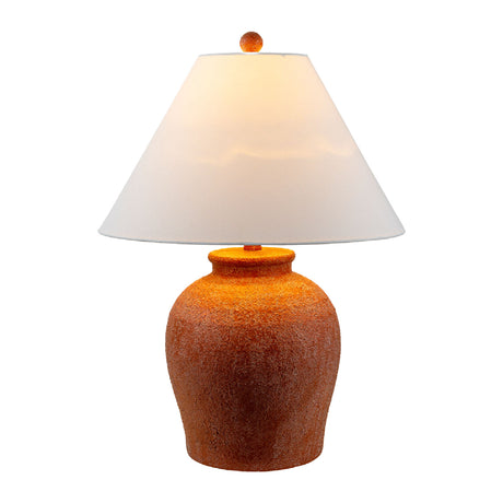   Modern European furniture - Red Ceramic Accent Table Lamp - www.oroa.com | Oroa.com