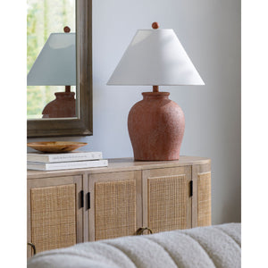   Modern European furniture - Red Ceramic Accent Table Lamp - www.oroa.com | Oroa.com