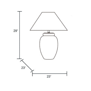   Modern European furniture - Beige Empire Shade Table Lamp - www.oroa.com | Oroa.com