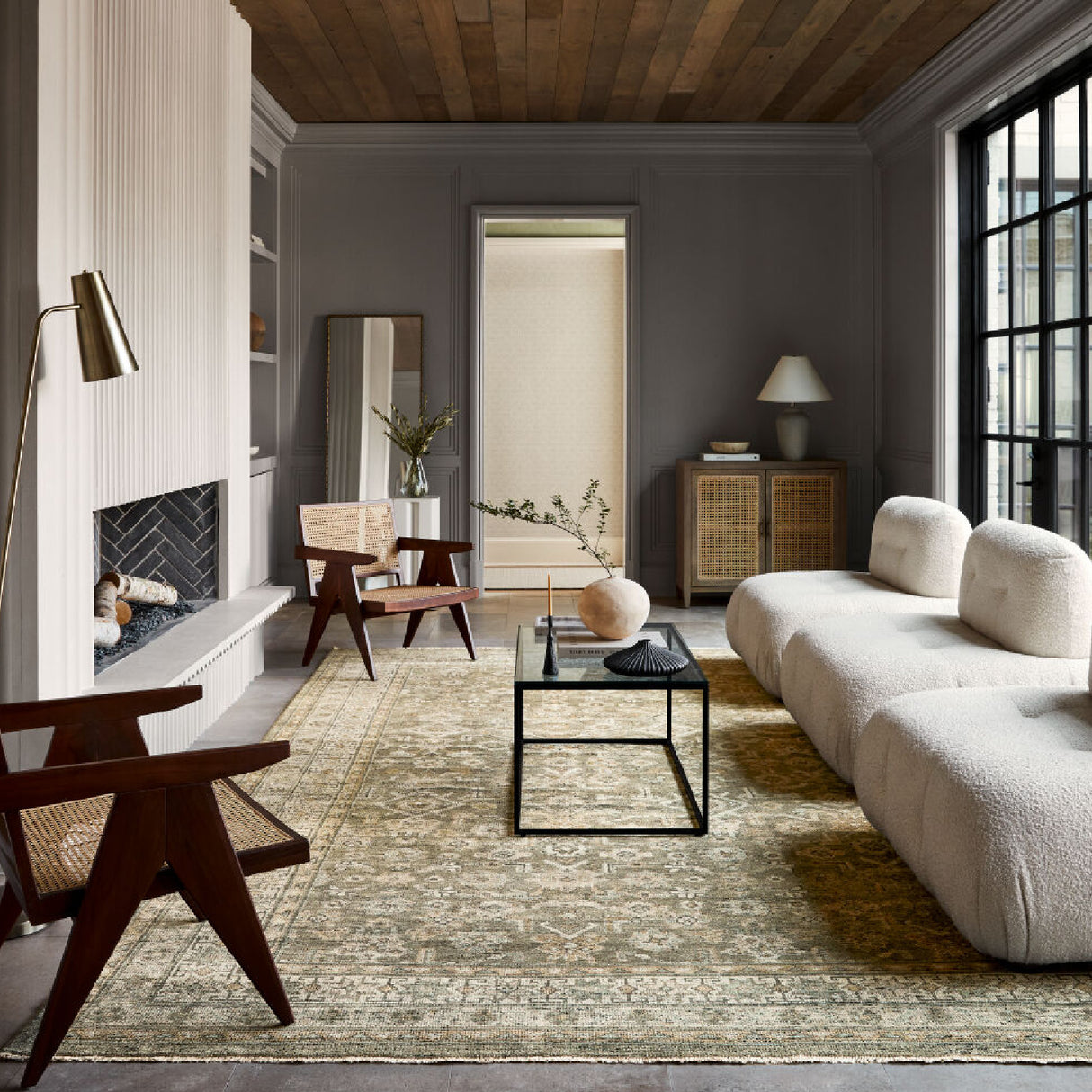   Modern European furniture - Beige Empire Shade Table Lamp - www.oroa.com | Oroa.com