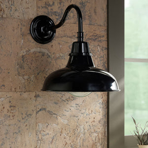   Modern European furniture -  Metal Shade Outdoor Wall Lamps (2) - www.oroa.com | Oroa.com