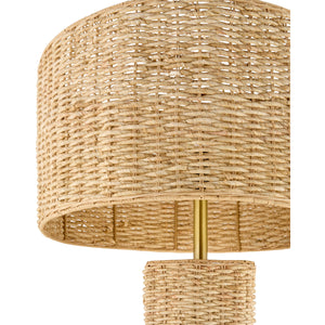   Modern European furniture - Woven Rattan Accent Floor Lamp - www.oroa.com | Oroa.com