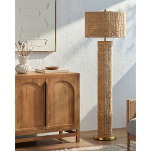   Modern European furniture - Woven Rattan Accent Floor Lamp - www.oroa.com | Oroa.com