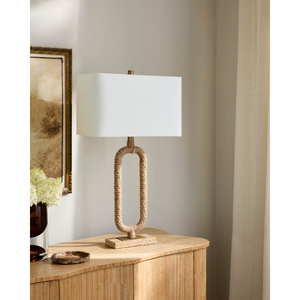   Modern European furniture - Natural Hemp Wrapped Table Lamp - www.oroa.com | Oroa.com