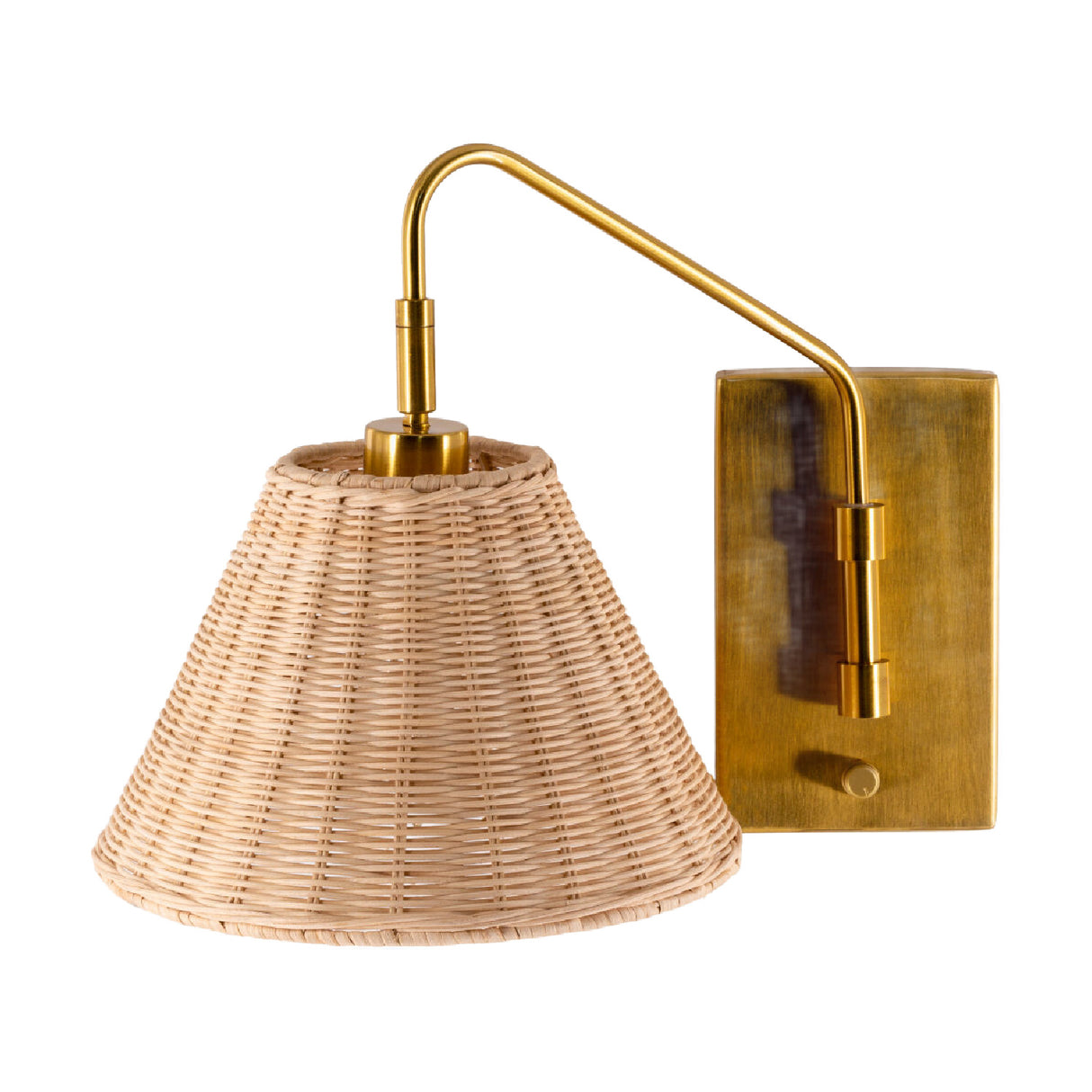   Modern European furniture - Natural Rattan Wall Lamp - www.oroa.com | Oroa.com