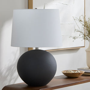   Modern European furniture - Glazed Ceramic Linen Table Lamp - www.oroa.com | Oroa.com