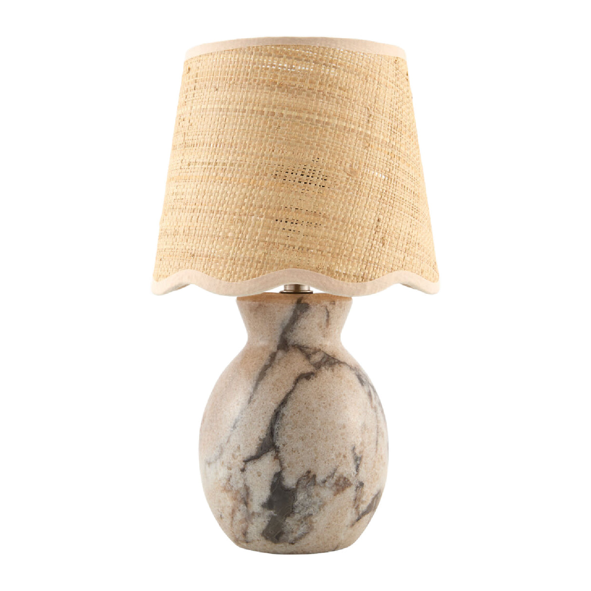   Modern European furniture - Natural Brown Marble Table Lamp - www.oroa.com | Oroa.com