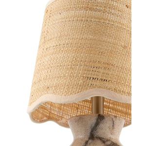   Modern European furniture - Natural Brown Marble Table Lamp - www.oroa.com | Oroa.com