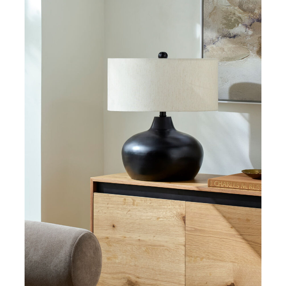   Modern European furniture - Black Iron Accent Table Lamp - www.oroa.com | Oroa.com