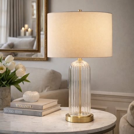   Modern European furniture - Glass Base Accent Table Lamp - www.oroa.com | Oroa.com