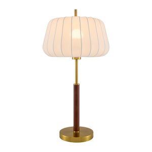   Modern European furniture - White Cotton Accent Table Lamp - www.oroa.com | Oroa.com