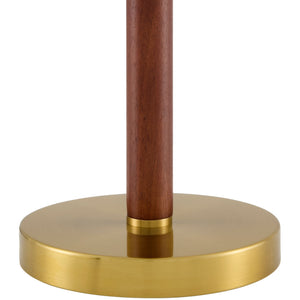   Modern European furniture - White Cotton Accent Table Lamp - www.oroa.com | Oroa.com
